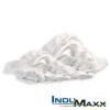 InduMaxx Tricot poetslappen, wit met gekleurd randje